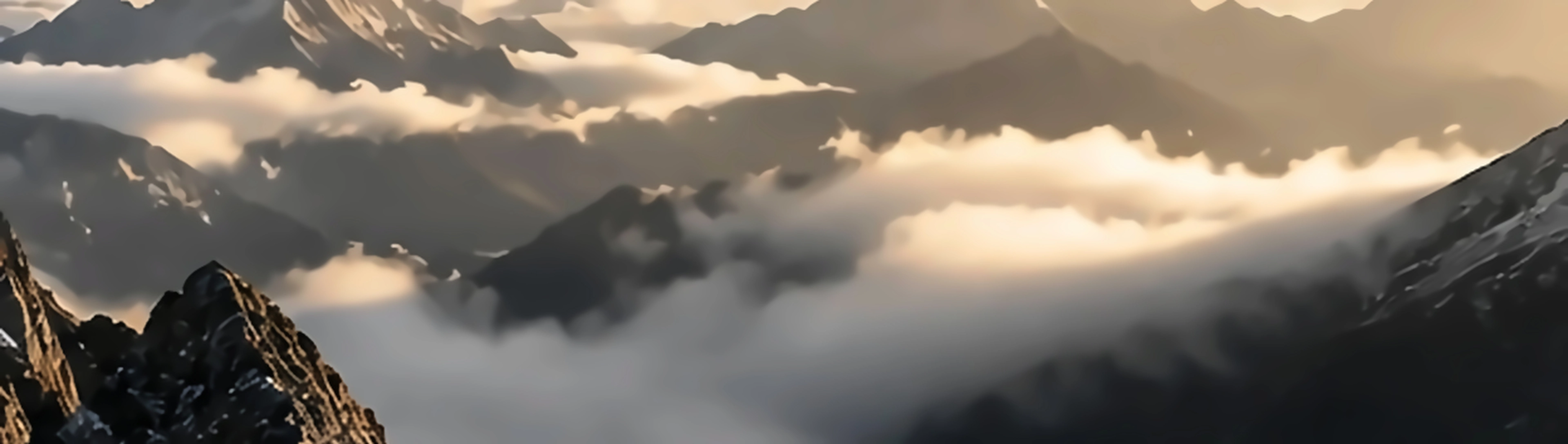 Wide alpine cloudscape representing clarity, perspective and private client judgement