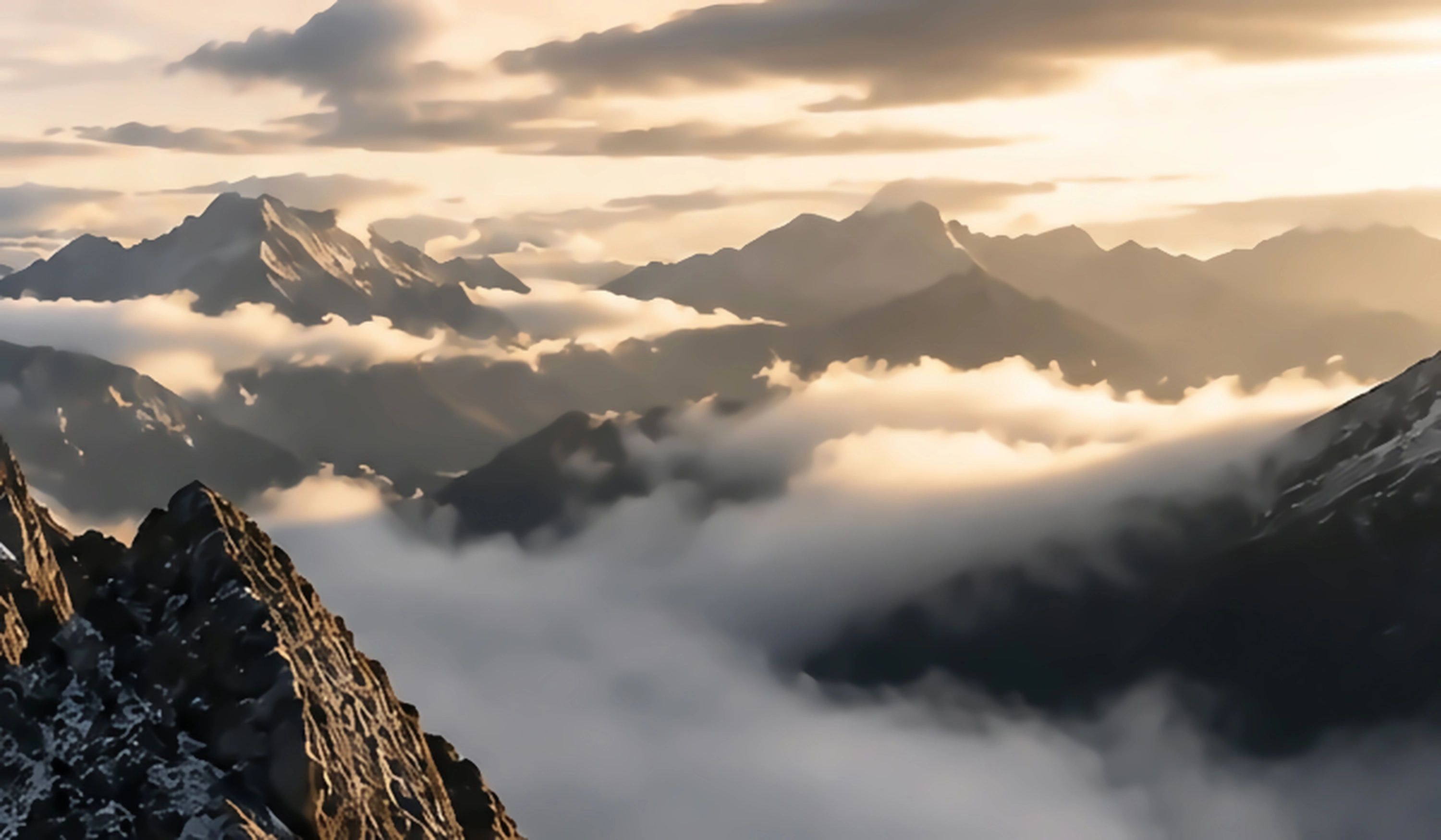 Alpine landscape representing sensitive background research and careful analysis